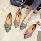 Talons plats pointus pour femmes, chaussures décontractées pour dames, Bowvétérans t Parker, noir, rouge, extra grande taille, 43, 44, 45, 46 Plus, petite taille, 31, 32, 33
