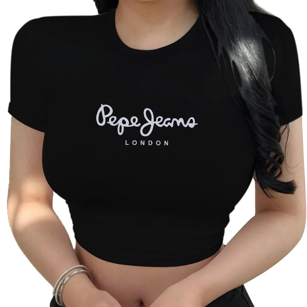 Robe à Enfiler Y2K pour Femme – Robe d'Été Trapèze Légère à Motif Dessin Animé et Bretelles Spaghettis