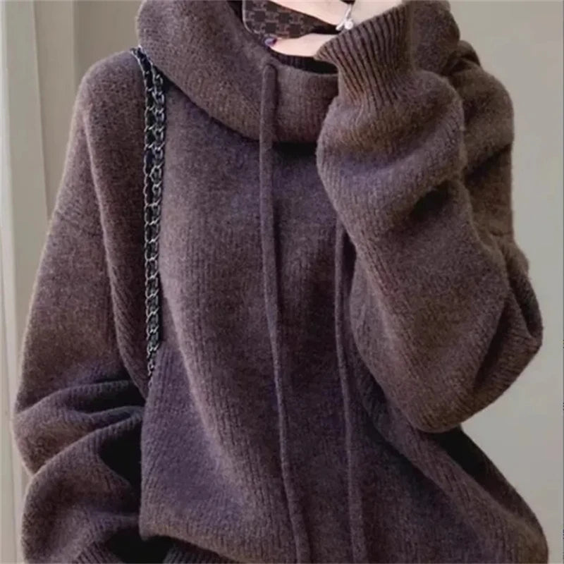 Pull Col Roulé Élégant Style Coréen pour Femme - LKALEYEO