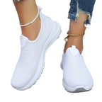 Chaussures en Maille Respirante pour Femme, Grande Taille, Décontractées, Semelle Souple, Légères, Une Étape, Simple, Nouvelle Collection Été