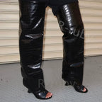 2025 haute qualité Peep Toe femmes genou bottes bout rond compensées daim femme bottes longues fête mariage polyvalent femme chaussures