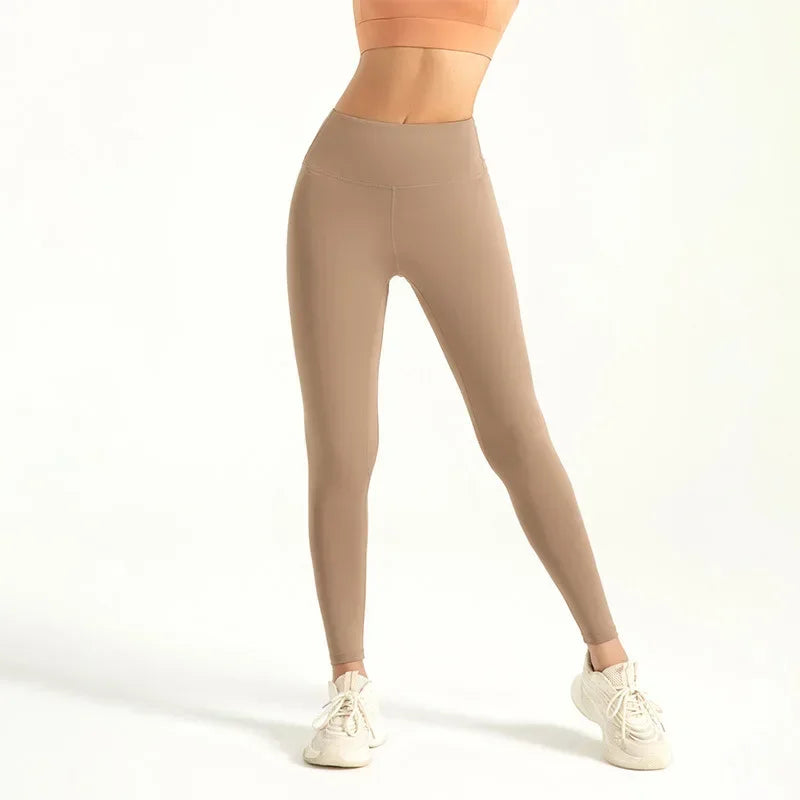 Leggings de Sport Sans Couture pour Femme – Effet Push-Up & Taille Haute
