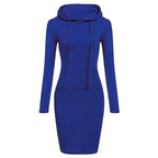 Robe à Capuche PVD pour Femme, Vêtement d'Automne