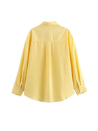 Chemise à Rayures à Manches Longues pour Femme – Style Streetwear Chic