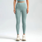 Leggings de Sport Sans Couture pour Femme – Effet Push-Up & Taille Haute