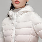 Doudoune dégradée pour femme, veste à capuche ultra légère, coupe couvertes, maintien au chaud, créateur de luxe, automne, hiver, nouvelle mode, 2022