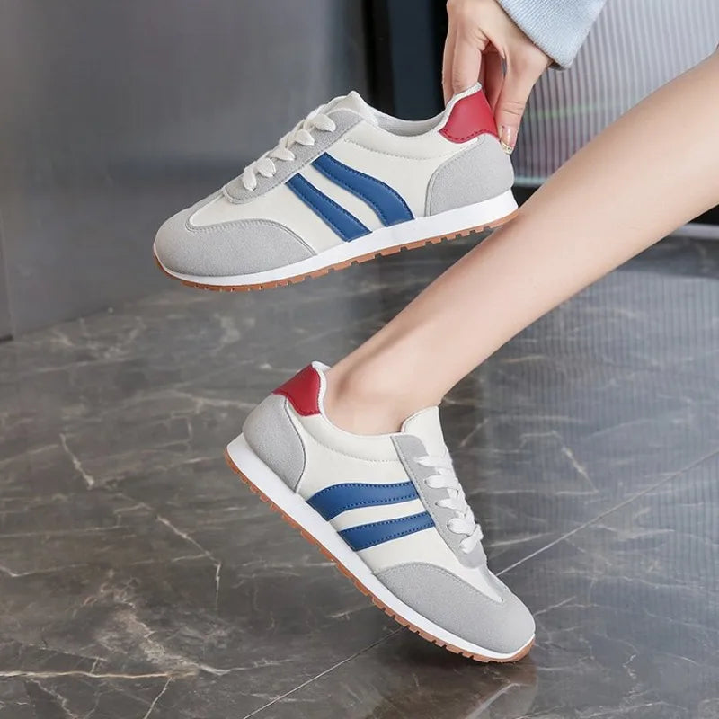Nouvelles chaussures décontractées mode tout-match chaussures De course respirant tissu Surface léger sport chaussures pour femmes Zapatos De Mujer