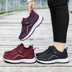 Baskets Velcro Respirantes et Confortables pour Femme, Chaussures de Marche Décontractées, Nouvelle Collection Automne et Hiver
