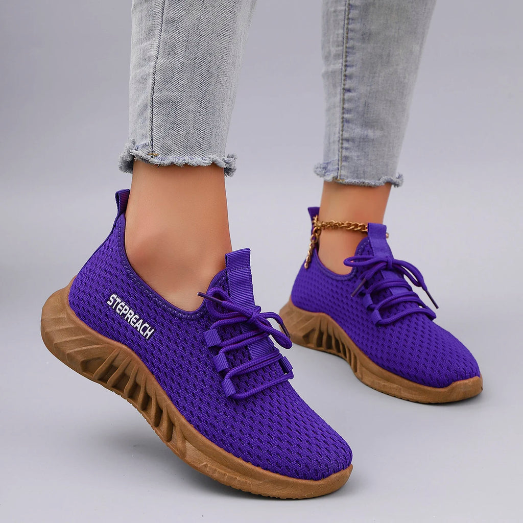 Chaussures plates d'été en maille respirante pour femmes, baskets décontractées, liquidation, livraison gratuite