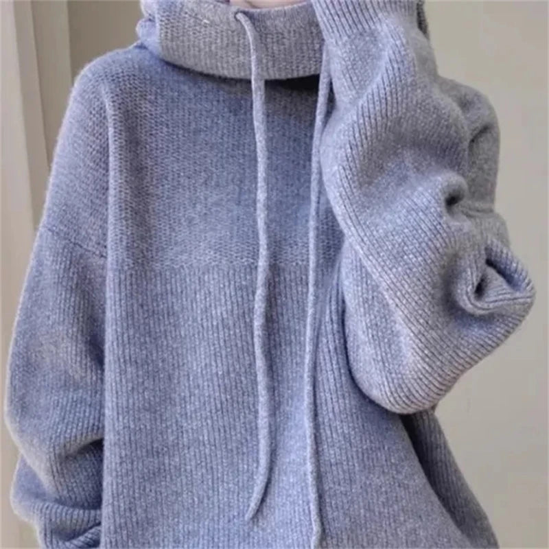 Pull Col Roulé Élégant Style Coréen pour Femme - LKALEYEO