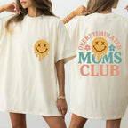 T-Shirt Maman Surstimulée 100% Coton - Humour Fête des Mères