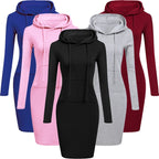 Robe à Capuche PVD pour Femme, Vêtement d'Automne