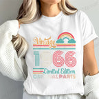 T-Shirt Anniversaire Vintage 1966 - Édition Limitée 60 Ans