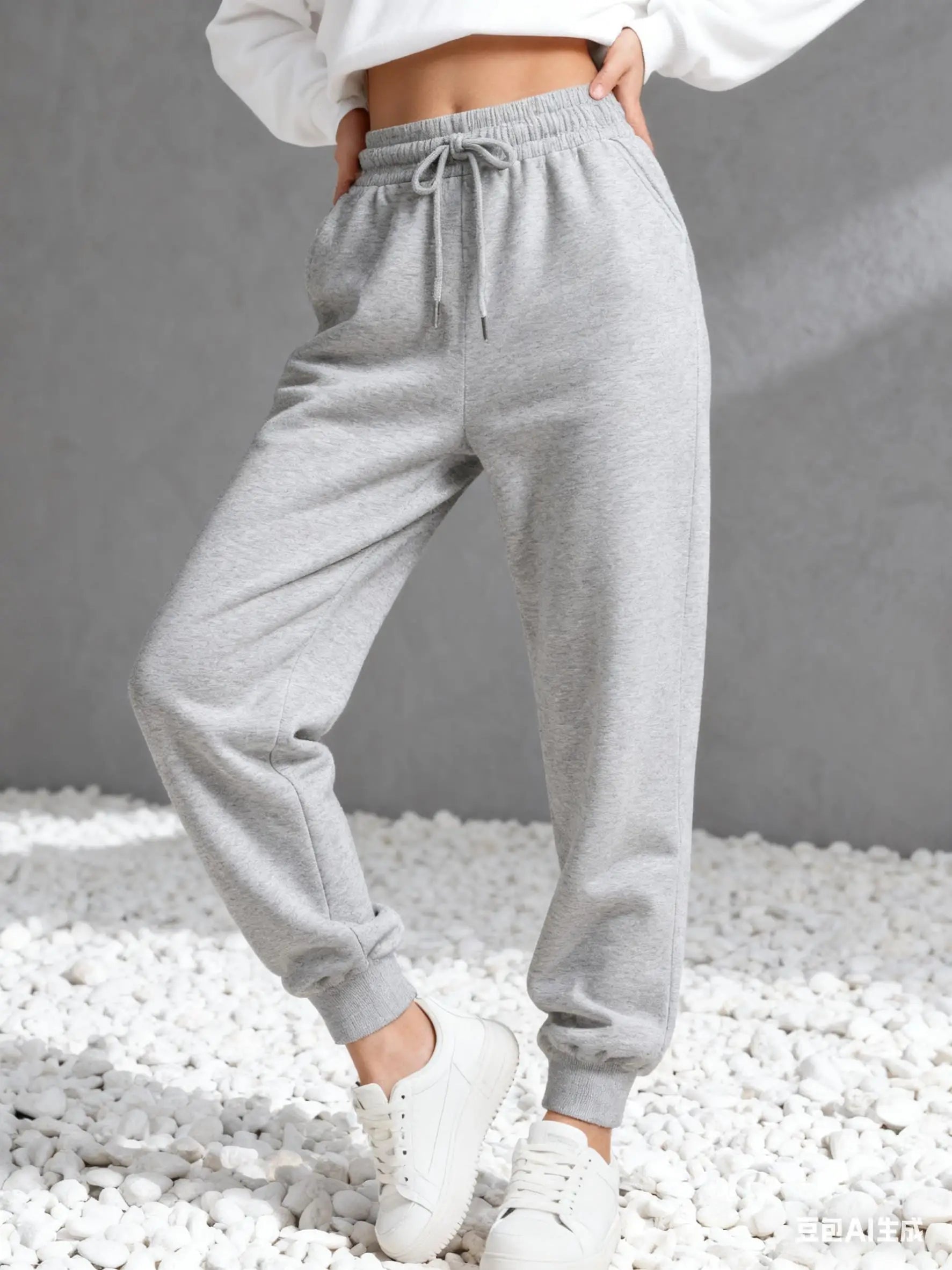 Jogging en Polaire Ample Unisexe - Style Streetwear Hip-Hop