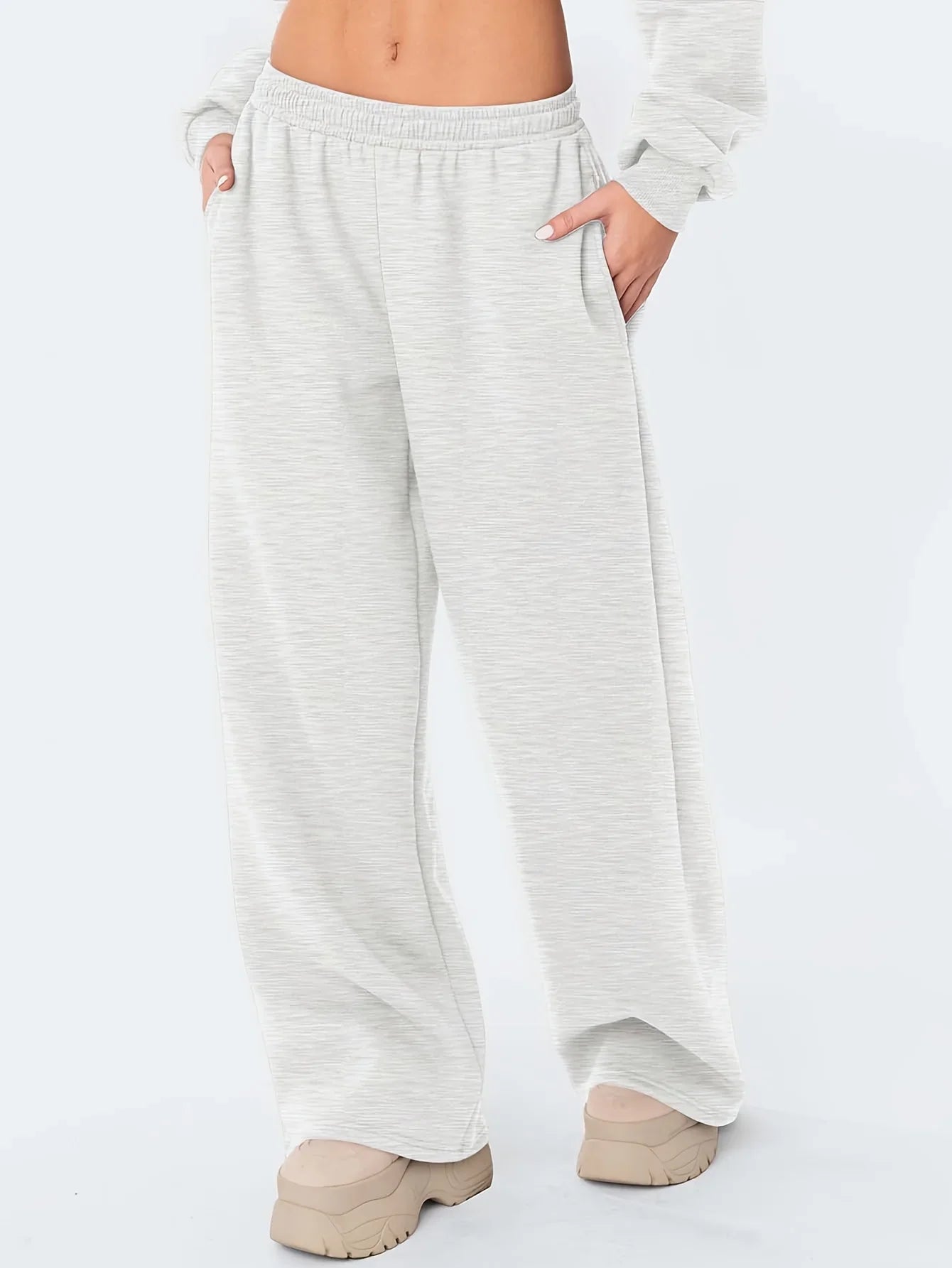 Pantalon de Jogging Ample à Jambes Larges - Style Streetwear Hiver