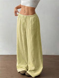 Pantalon Large Fluide à Taille Élastique - Confort Absolu