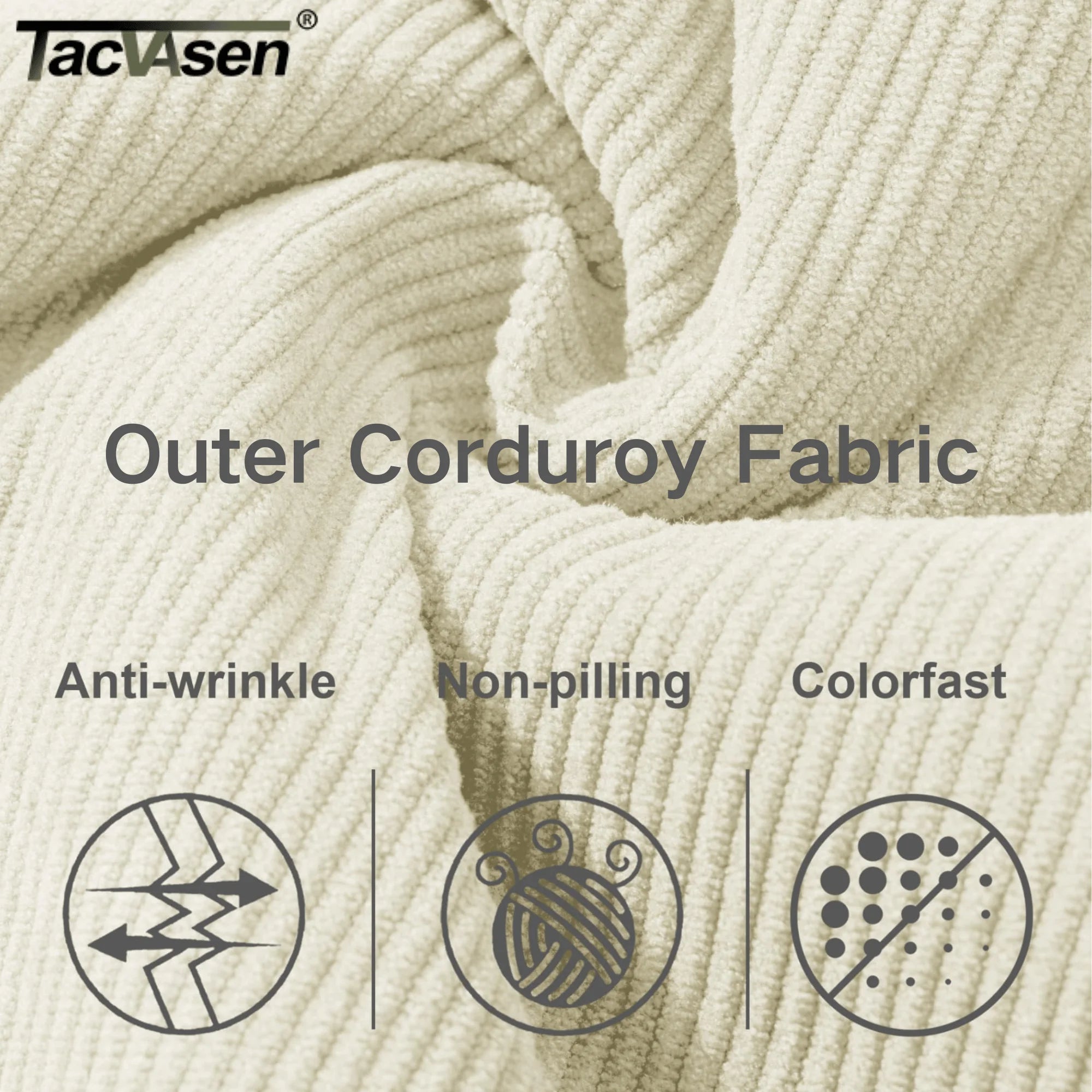 Veste Lourde en Velours Côtelé Doublée Polaire Sherpa pour Femme