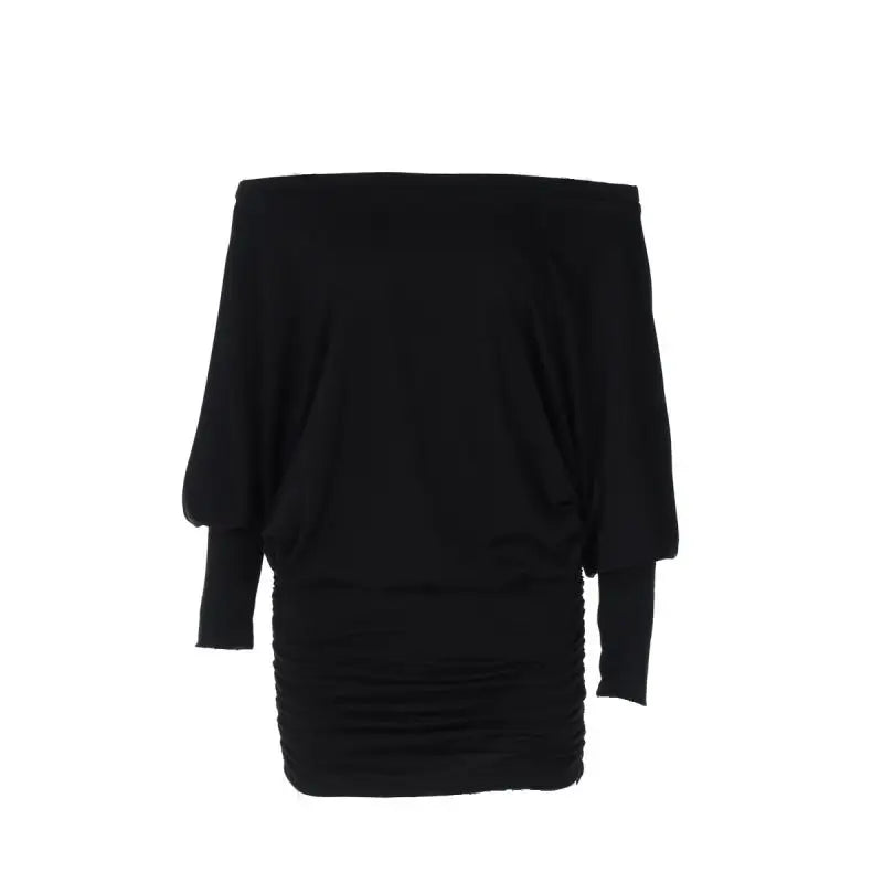 T-Shirt Asymétrique Épaule Dénudée - Haut Fluide Sexy
