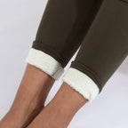 Leggings Thermiques d'Hiver en Velours pour Femme – Taille Haute & Sans Couture
