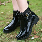 Bottines de Plie Imperméables en Caoutchouc – Mode Extérieure 4 Saisons