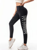 Legging de Yoga Effet Seconde Peau – Taille Haute & Contrôle du Ventre