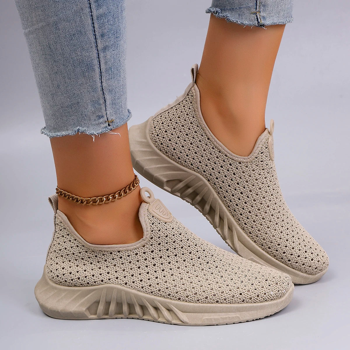 Chaussures plates d'été en maille respirante pour femmes, baskets décontractées, liquidation, livraison gratuite