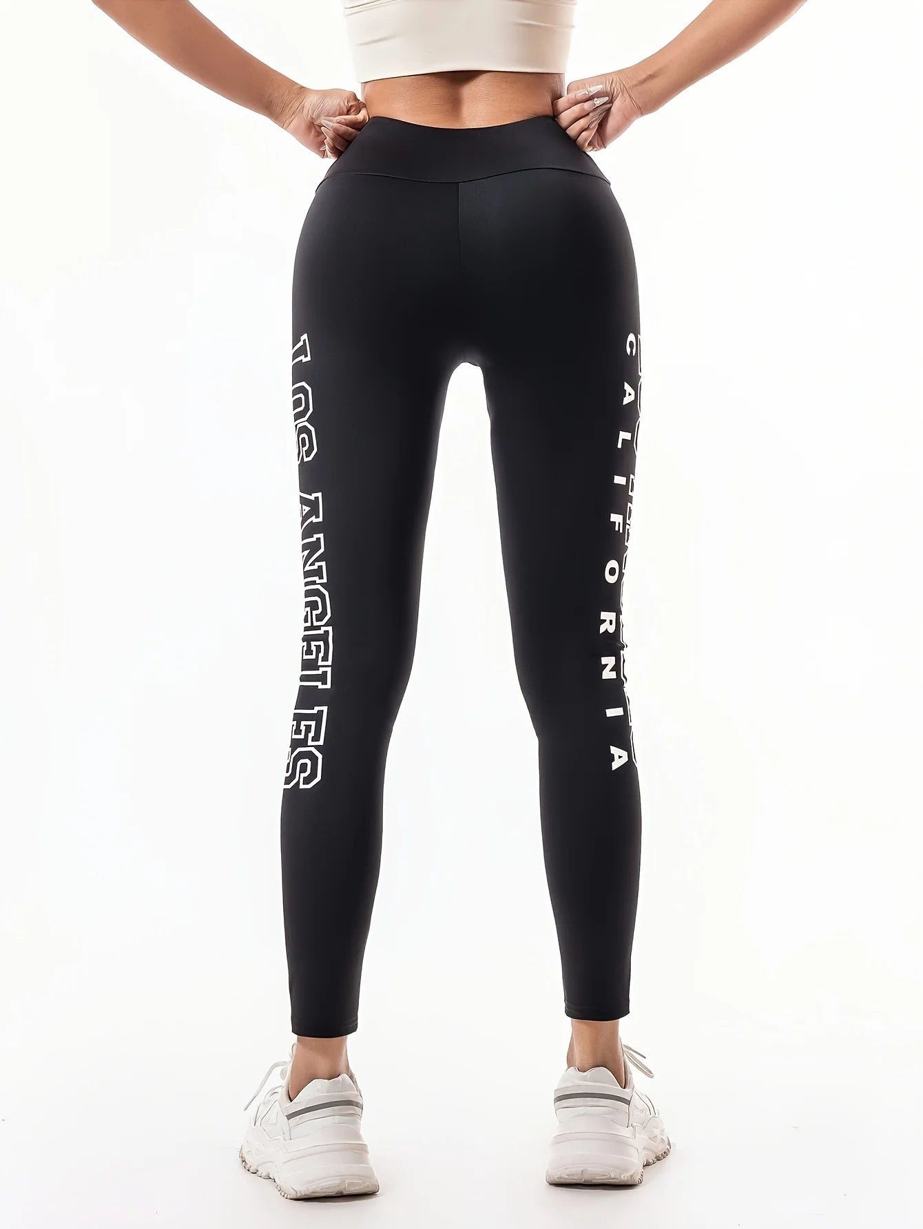 Legging de Yoga Effet Seconde Peau – Taille Haute & Contrôle du Ventre