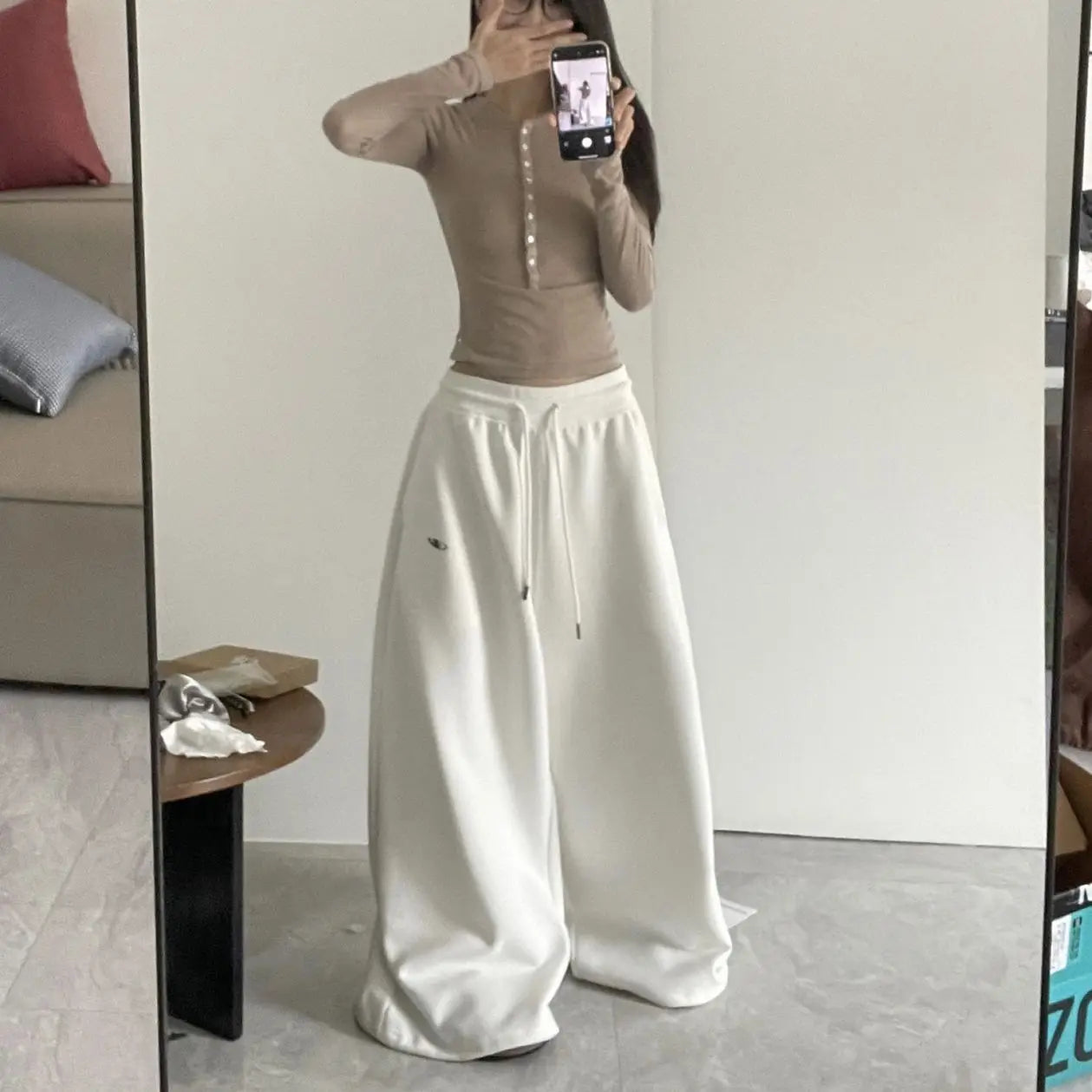 Pantalon Cargo Y2K à Jambes Larges – Style Streetwear Gothique & Hip Hop