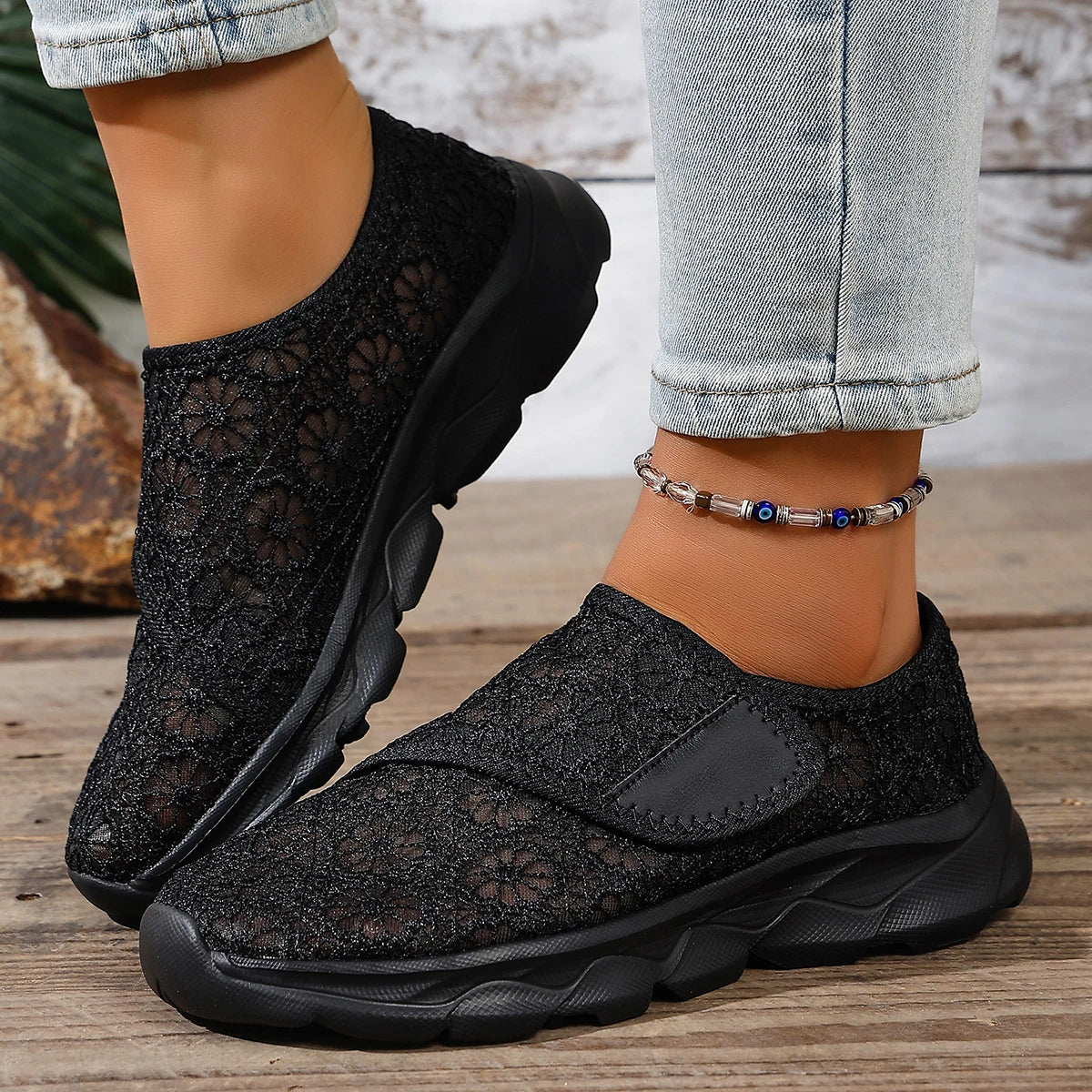 Chaussures de marche orthopédiques d'été décontractées pour pieds larges et enflés, avec ajustement pour l'éversion du pouce, souples et confortables, pour diabétiques