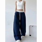 Pantalon Cargo Y2K à Jambes Larges – Style Streetwear Gothique & Hip Hop