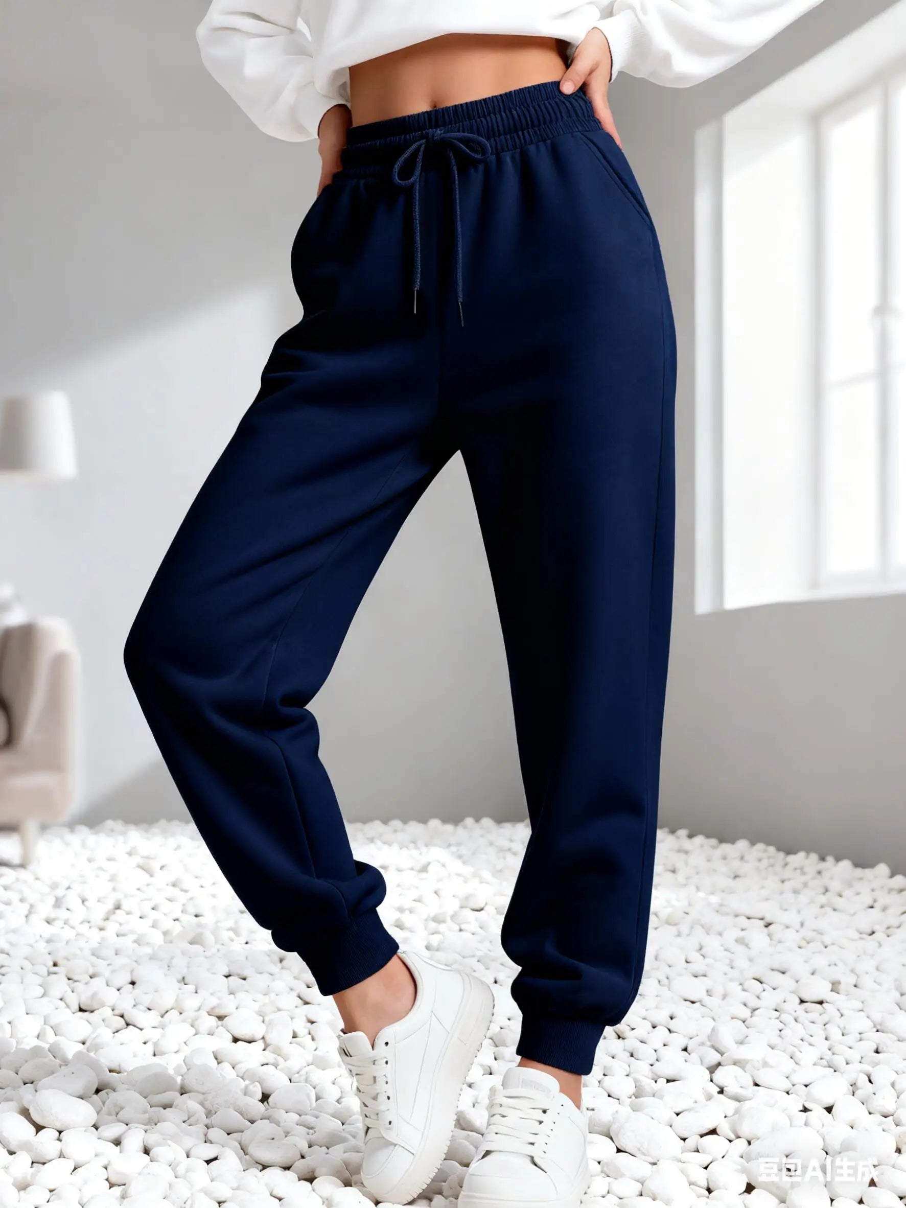 Jogging en Polaire Ample Unisexe - Style Streetwear Hip-Hop