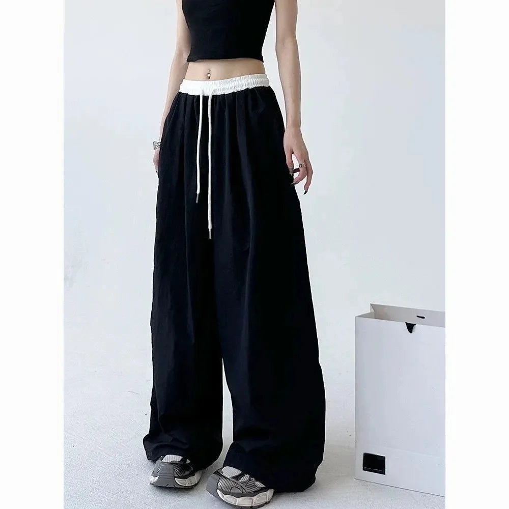 Pantalon Cargo Y2K à Jambes Larges – Style Streetwear Gothique & Hip Hop