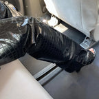 2025 haute qualité Peep Toe femmes genou bottes bout rond compensées daim femme bottes longues fête mariage polyvalent femme chaussures