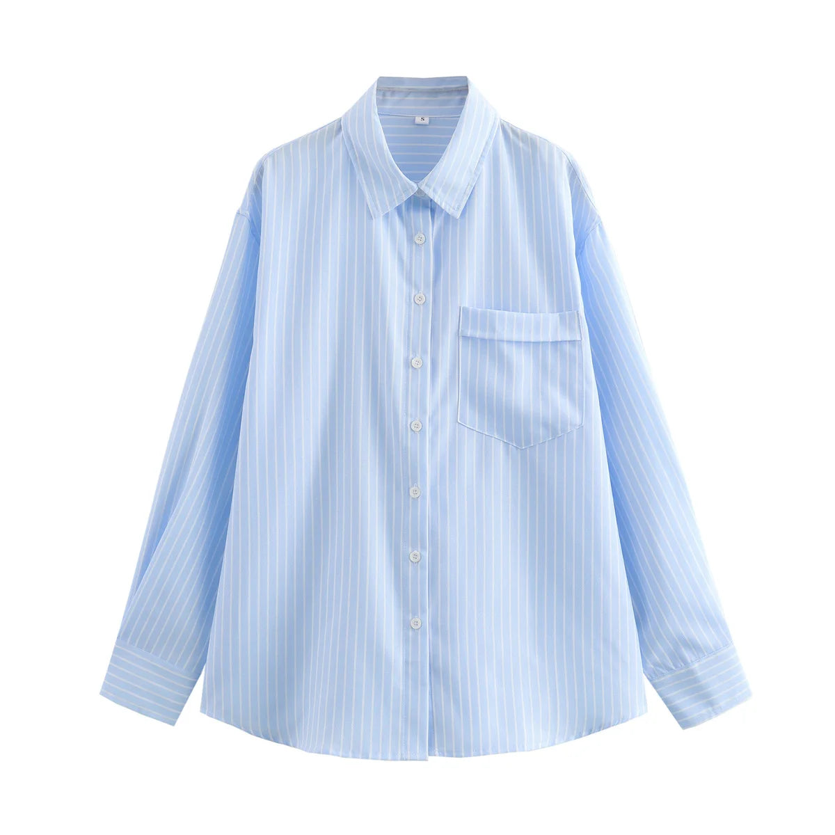 Chemise à Rayures à Manches Longues pour Femme – Style Streetwear Chic