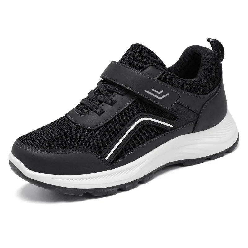 Baskets Velcro Respirantes et Confortables pour Femme, Chaussures de Marche Décontractées, Nouvelle Collection Automne et Hiver