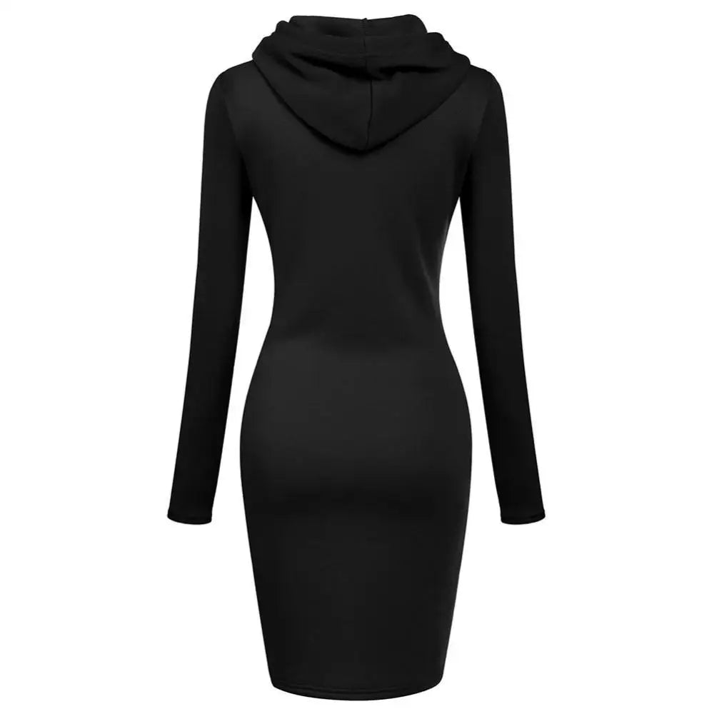 Robe à Capuche PVD pour Femme, Vêtement d'Automne