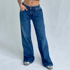 Jean Baggy Y2K pour Femme – Coupe Droit Style Boyfriend & Streetwear