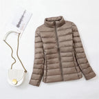Doudoune Ultra-Légère pour Femme – Manteau Fin en Duvet de Canard Blanc à Capuche & Portable