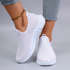 Chaussures plates d'été en maille respirante pour femmes, baskets décontractées, liquidation, livraison gratuite