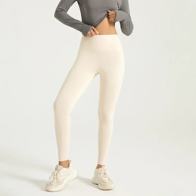 Leggings de Sport Sans Couture pour Femme – Effet Push-Up & Taille Haute