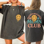 T-Shirt Maman Surstimulée 100% Coton - Humour Fête des Mères