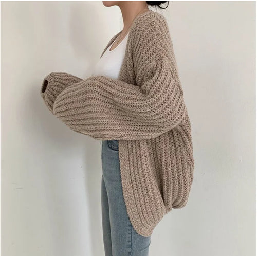 Cardigan Vintage Harajuku – Gilet Ample Style Coréen & Y2K