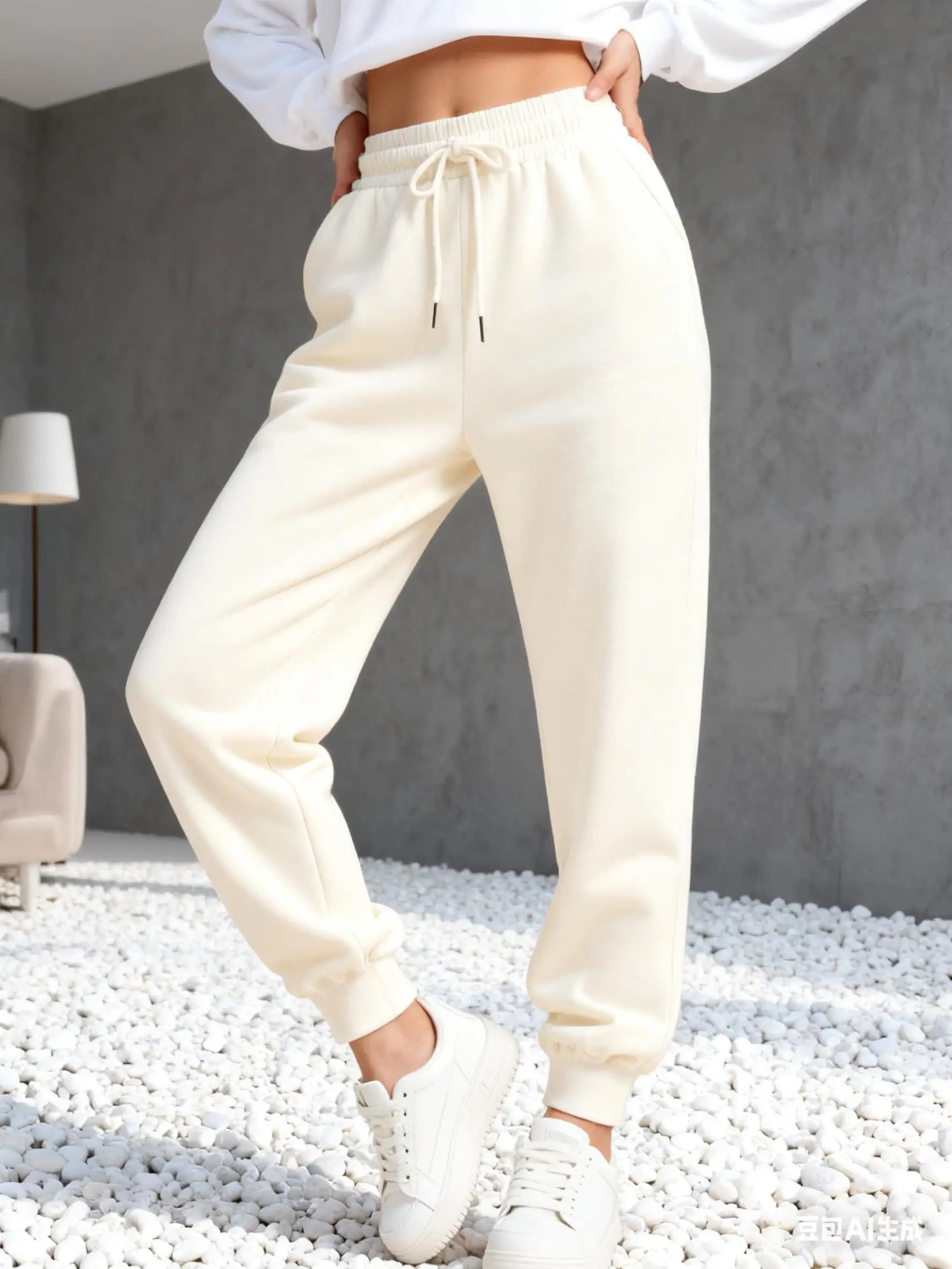 Jogging en Polaire Ample Unisexe - Style Streetwear Hip-Hop