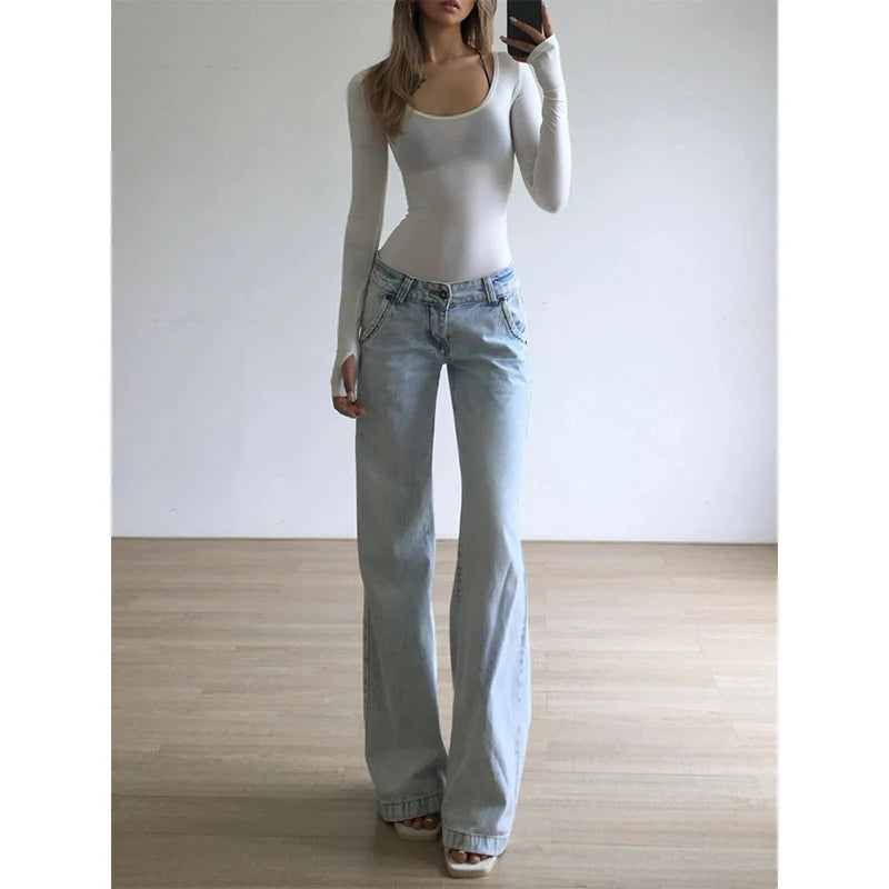 Jean Large Vintage 90S Femme - Streetwear Baggy Mexzt