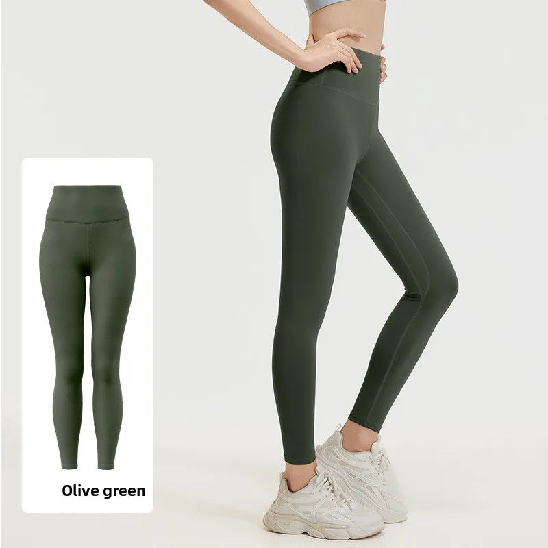 Leggings de Sport Sans Couture pour Femme – Effet Push-Up & Taille Haute