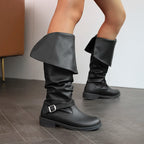 Bottes médiévales en cuir Jack Sparrow Renaissance demi Haddock chaussures chaussures Larp Pirate guerrier Vintage Jackboot pour adulte