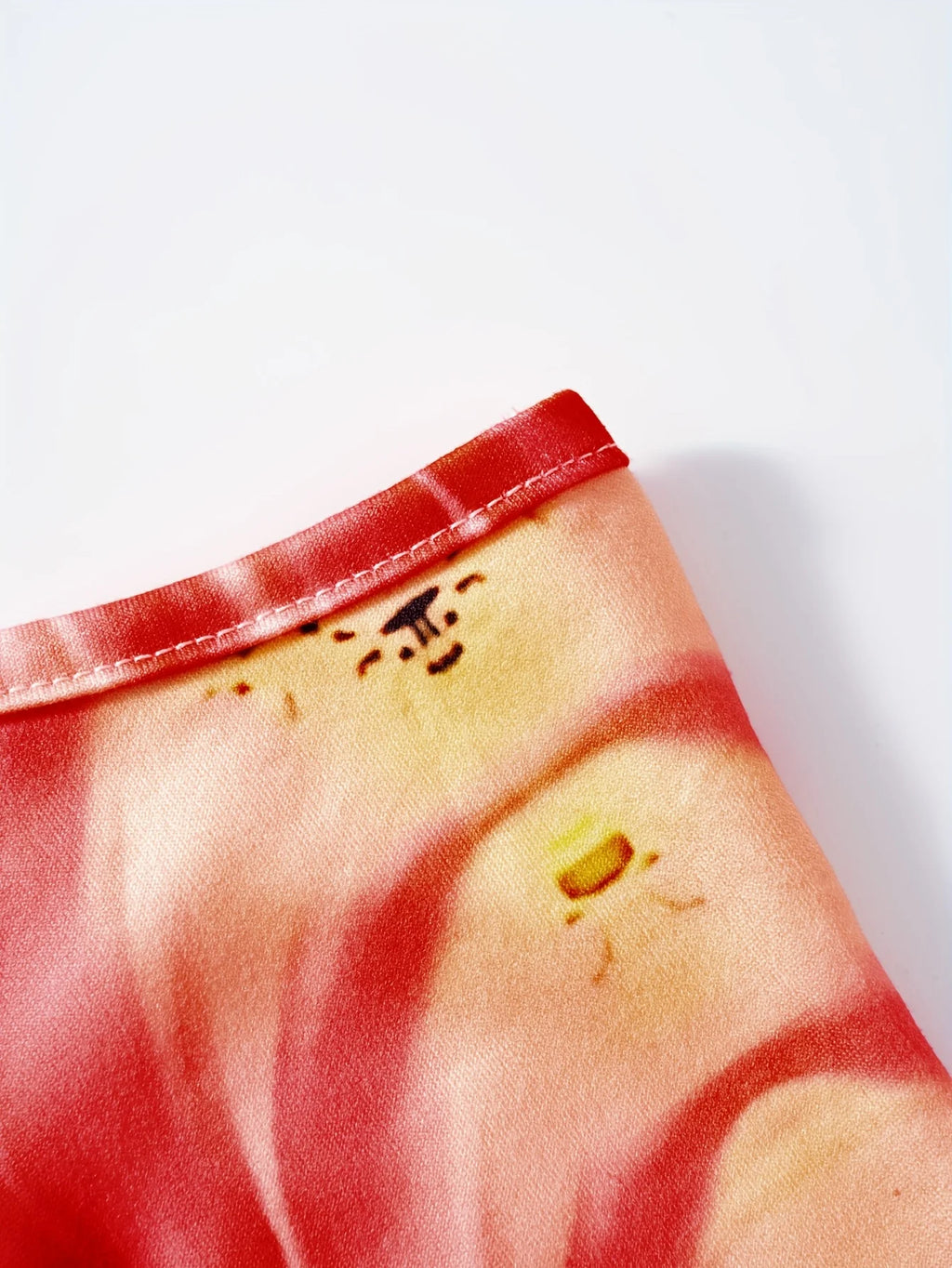 Robe d'Été Trapèze pour Femme – Robe Longue Décontractée à Imprimé Spirale Fractale Rouge Jaune et Noir
