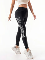 Legging de Yoga Effet Seconde Peau – Taille Haute & Contrôle du Ventre