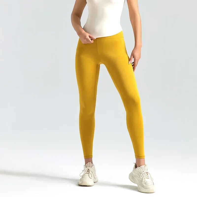 Leggings de Sport Sans Couture pour Femme – Effet Push-Up & Taille Haute