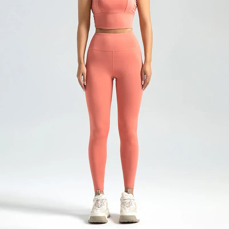 Leggings de Sport Sans Couture pour Femme – Effet Push-Up & Taille Haute